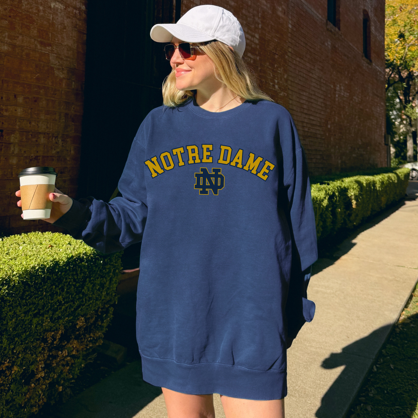 Premium Vintage Women's and Men's Notre Dame Sweatshirt