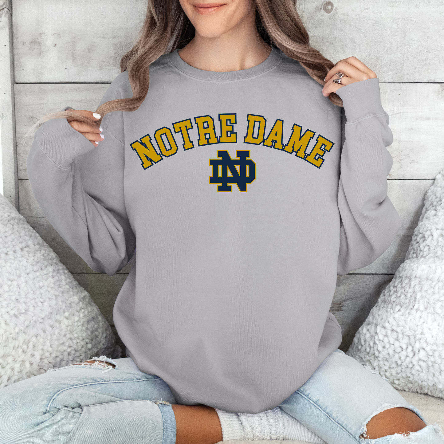 Premium Vintage Women's and Men's Notre Dame Sweatshirt