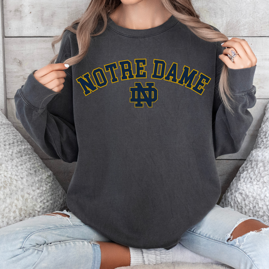 Premium Vintage Women's and Men's Notre Dame Sweatshirt