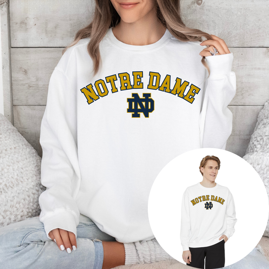 Premium Vintage Women's and Men's Notre Dame Sweatshirt